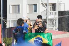 Protest against Brazil's President Jair Bolsonaro