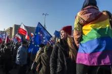 #KOD demonstration in Warsaw against surveillance law and recent government policy