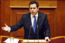 Notis Mitarakis in the Hellenic Parliament