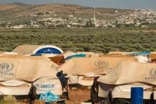 Atmeh Refugee Camp in Idlib, Syria