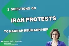 3 questions on Iran protests to Hannah Neumann MEP