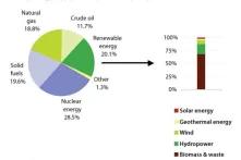 Primary Energy Supply in Europe – EU 27 (2010)