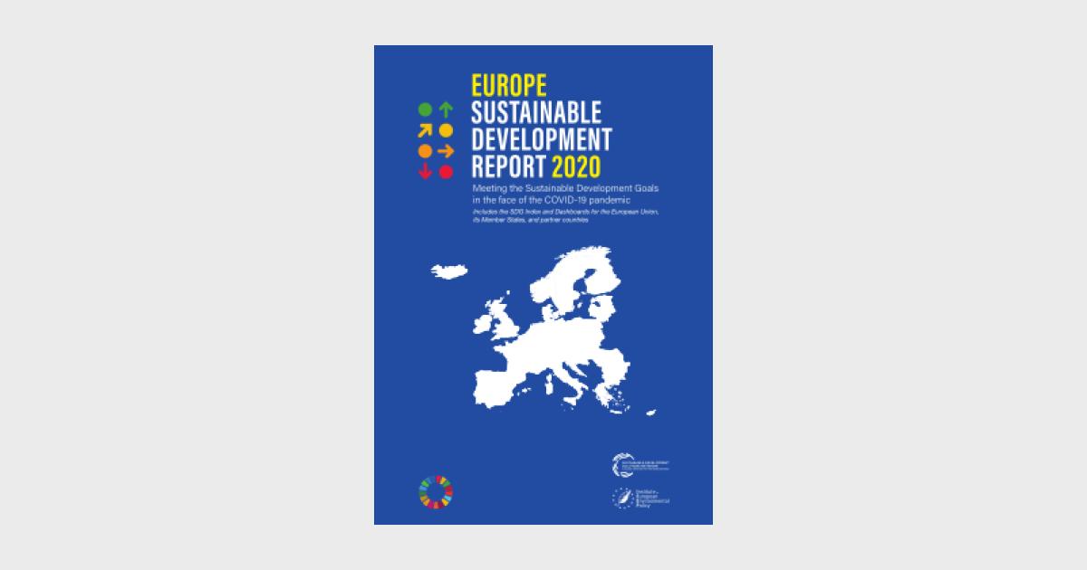 Europe Sustainable Development Report 2020 | Heinrich Böll Stiftung ...