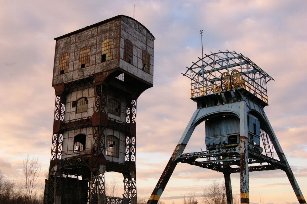 Former coal mine in Poland