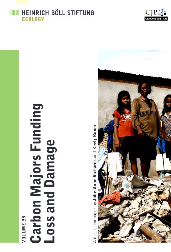 Carbon Majors Funding Loss and Damage | Heinrich Böll Stiftung ...